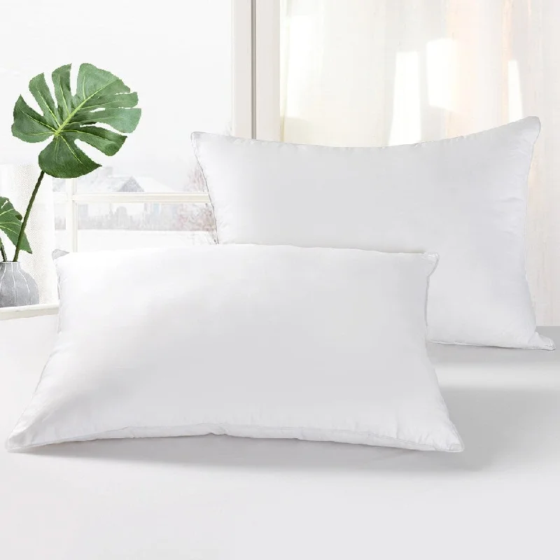 Decorative Pillows for Living Room MakeoverSoft White Cotton Feather/ Down Stomach Sleeper Pillow (Set of 2) Decorative Pillows for Living Room MakeoverSoft White Cotton Feather/ Down Stomach Sleeper Pillow (Set of 2)