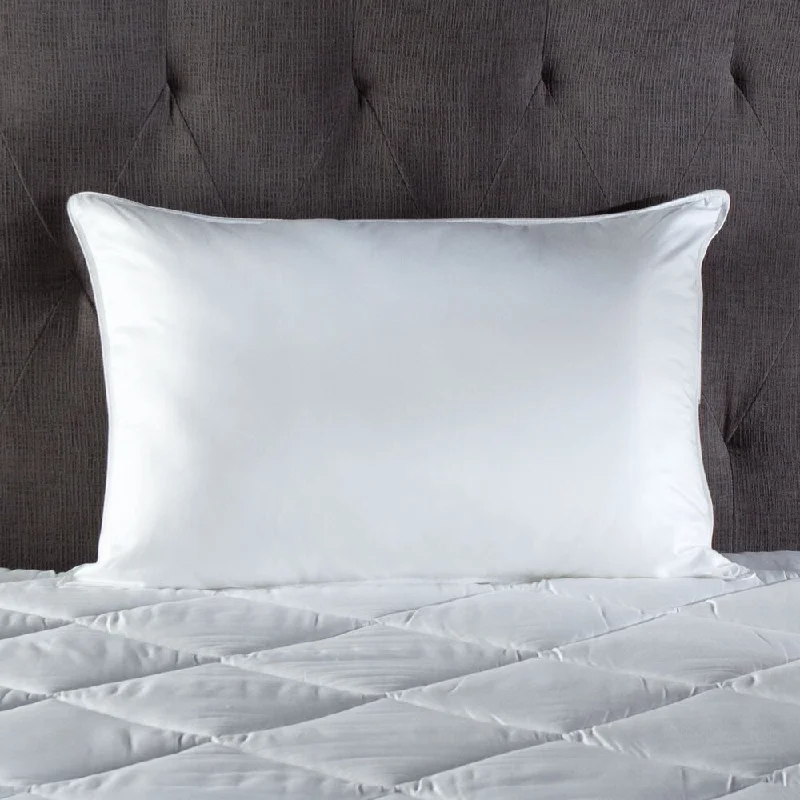 Orthopedic Pillows for Back Pain Relief400 Thread Count Pima Cotton Sateen 650 Fill Power Down Pillow - White Orthopedic Pillows for Back Pain Relief400 Thread Count Pima Cotton Sateen 650 Fill Power Down Pillow - White