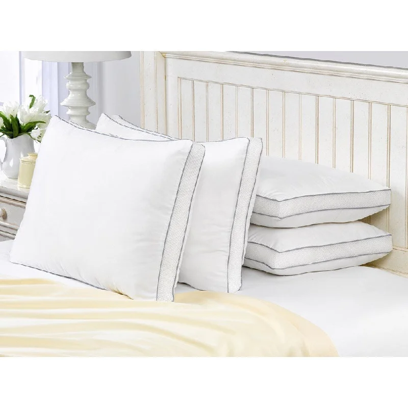 Travel Pillows for Long JourneysElla Jayne Exquisite Hotel Mesh Gusseted Memory Fiber Pillow (Set of 4) Travel Pillows for Long JourneysElla Jayne Exquisite Hotel Mesh Gusseted Memory Fiber Pillow (Set of 4)