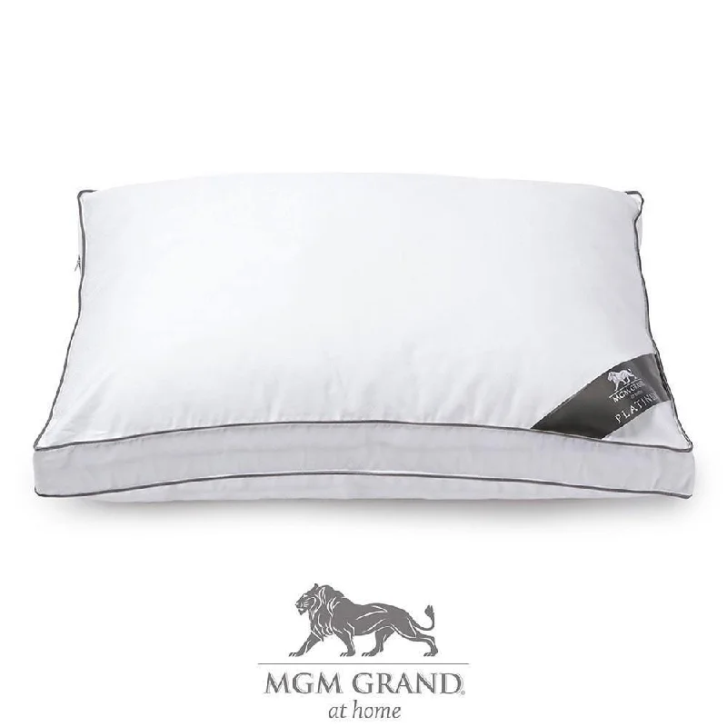 Round Pillows for Boho-Style InteriorsHotel Laundry Platinum Pillow - White