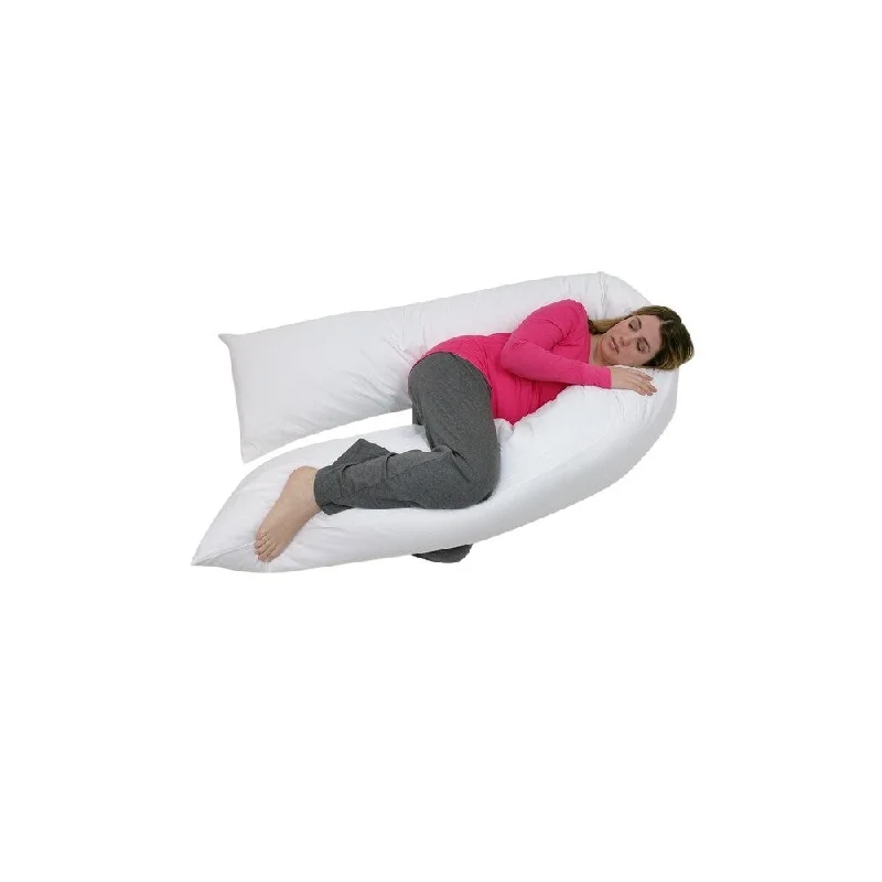 Cotton Pillows for Natural ComfortJunior Size Total Body Pregnancy Maternity Pillow