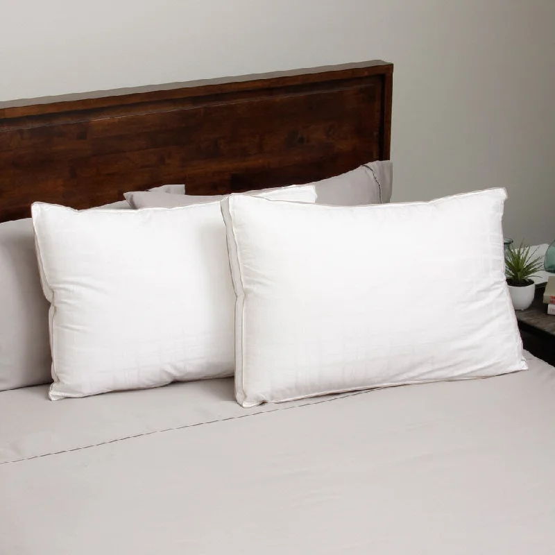 Bolster Pillows for Sofa DecorationHotel Madison 300 Thread Count Four Chamber Firm Support Pillow (Set of 2) Bolster Pillows for Sofa DecorationHotel Madison 300 Thread Count Four Chamber Firm Support Pillow (Set of 2)