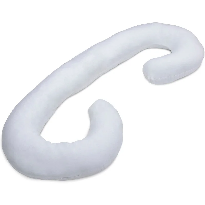 Back Support Pillows for Office ChairsTotal Comfort Body Pillow - Hypoallergenic Synthetic Fiber Fill - Total Body Length - Body Pillow, White - N/A Back Support Pillows for Office ChairsTotal Comfort Body Pillow - Hypoallergenic Synthetic Fiber Fill - Total Body Length - Body Pillow, White - N/A
