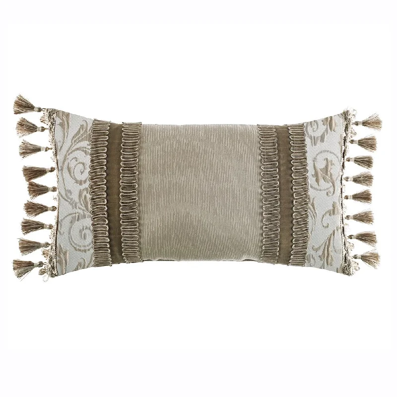 Velvet Pillows for a Touch of EleganceCroscill Monroe Boudoir Ivory Pillow