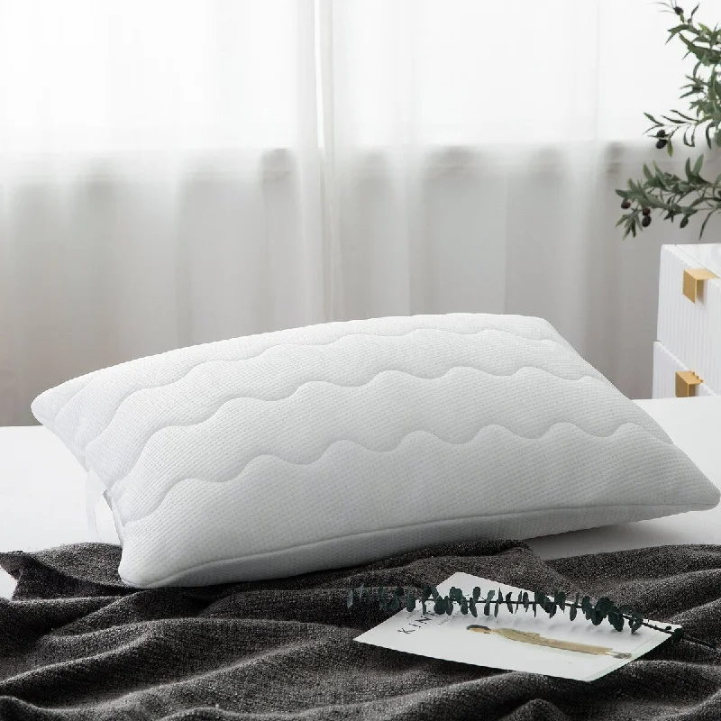 Decorative Pillows for Living Room MakeoverCooling Premium Goose Feather Filled Pillow with Ice Silk Pillow Cover - White Decorative Pillows for Living Room MakeoverCooling Premium Goose Feather Filled Pillow with Ice Silk Pillow Cover - White