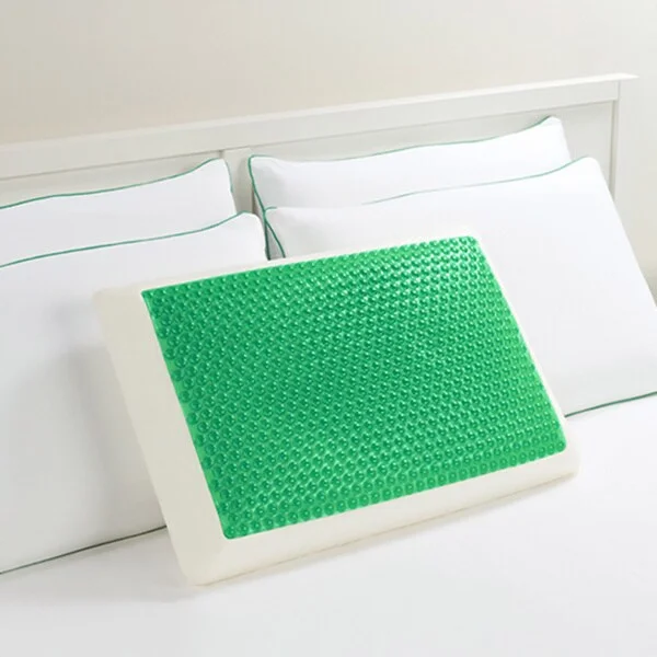 Cooling Pillows for Hot SleepersComfort Memories Green Bubble Memory Foam Pillow