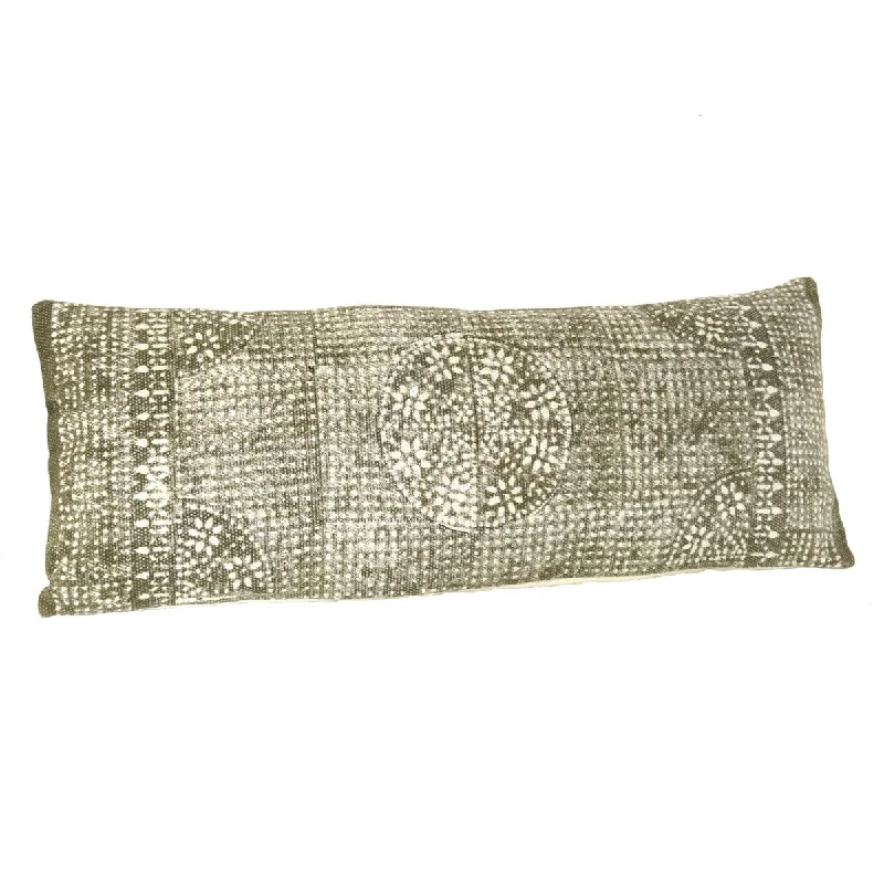 Feather Pillows for a Luxurious SleepPolyfill Inserted Cotton Pillow with Block Prints and Polyfill Insert,Beige - Beige Feather Pillows for a Luxurious SleepPolyfill Inserted Cotton Pillow with Block Prints and Polyfill Insert,Beige - Beige
