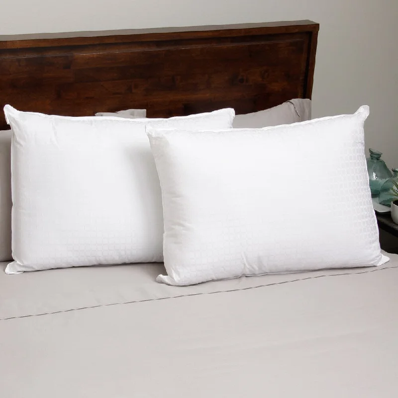 Memory Foam Pillows for Neck SupportHotel Madison 305 Wrapped Foam Bun Pillow (Set of 2) - White Memory Foam Pillows for Neck SupportHotel Madison 305 Wrapped Foam Bun Pillow (Set of 2) - White