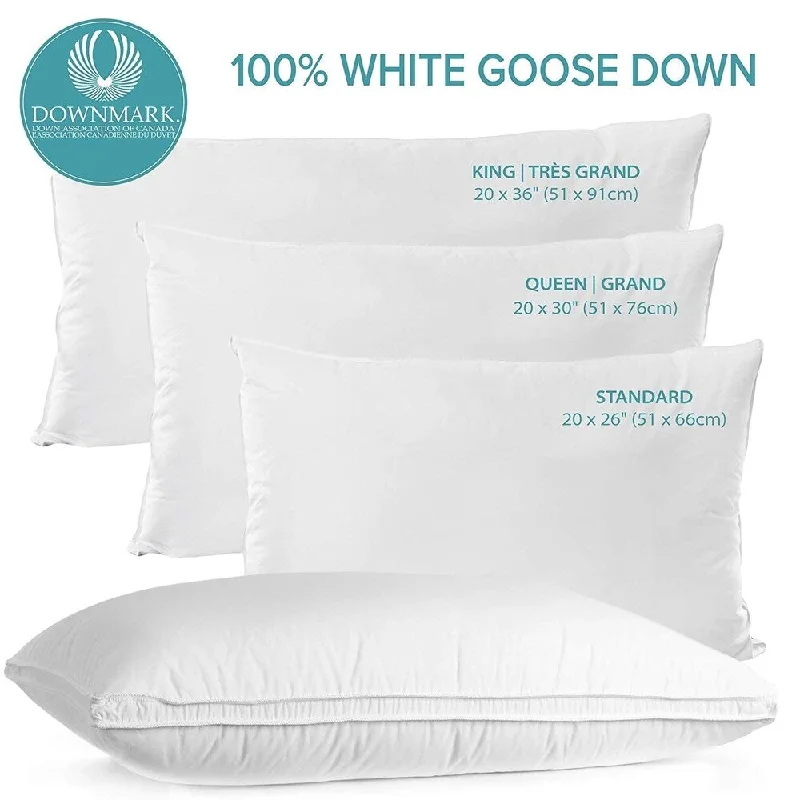 Feather Pillows for a Luxurious SleepWestex Luxury Combed Cotton Sateen White Goose Down Pillow Feather Pillows for a Luxurious SleepWestex Luxury Combed Cotton Sateen White Goose Down Pillow