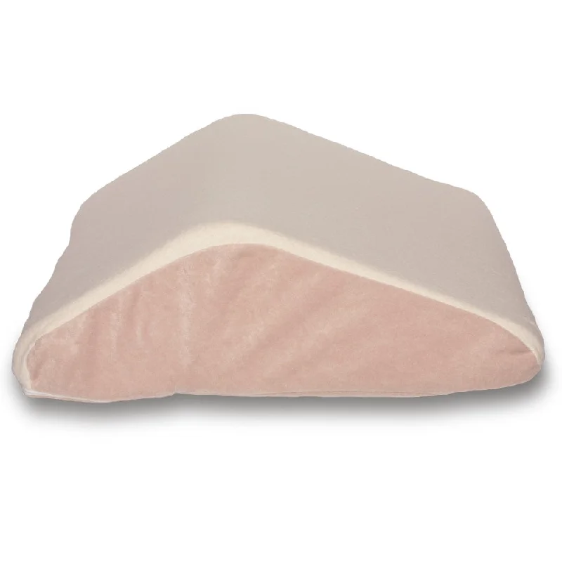 Orthopedic Pillows for Back Pain ReliefSloped Knee Lift Foam Pillow with Sherpa Cover Orthopedic Pillows for Back Pain ReliefSloped Knee Lift Foam Pillow with Sherpa Cover