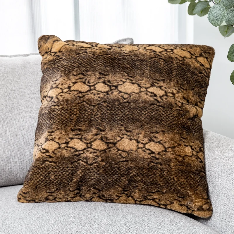 Feather Pillows for a Luxurious SleepFuax Snake Skin Printed Pillow