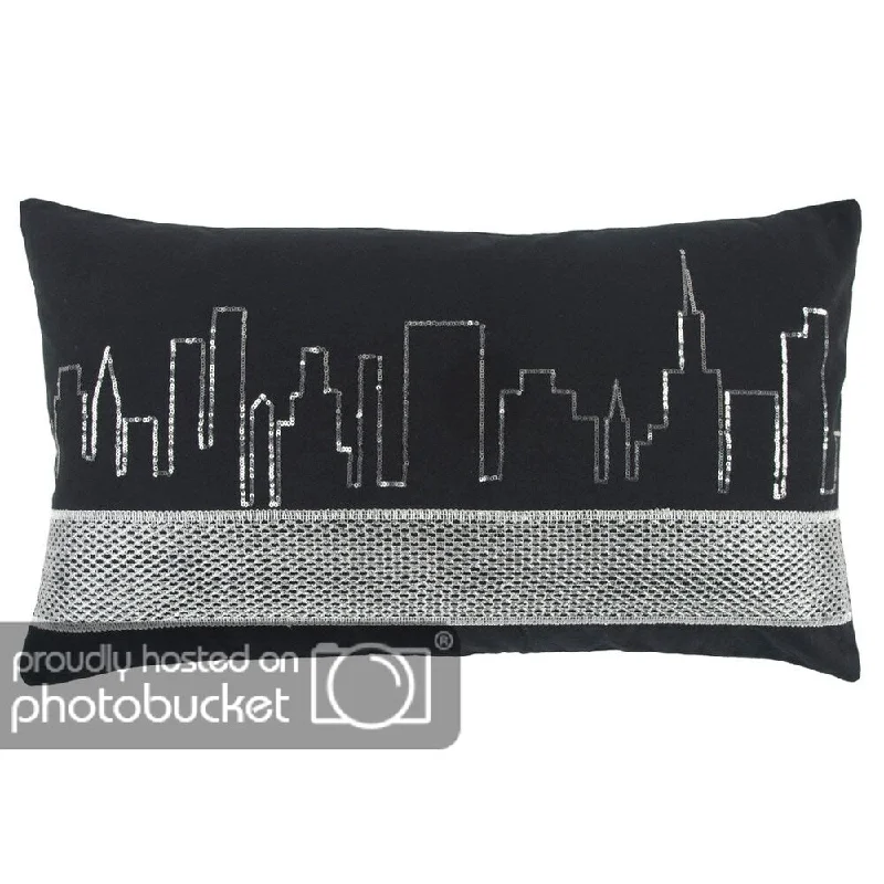 Kids Pillows with Fun DesignsCityscape Transitional Dwon PIllow