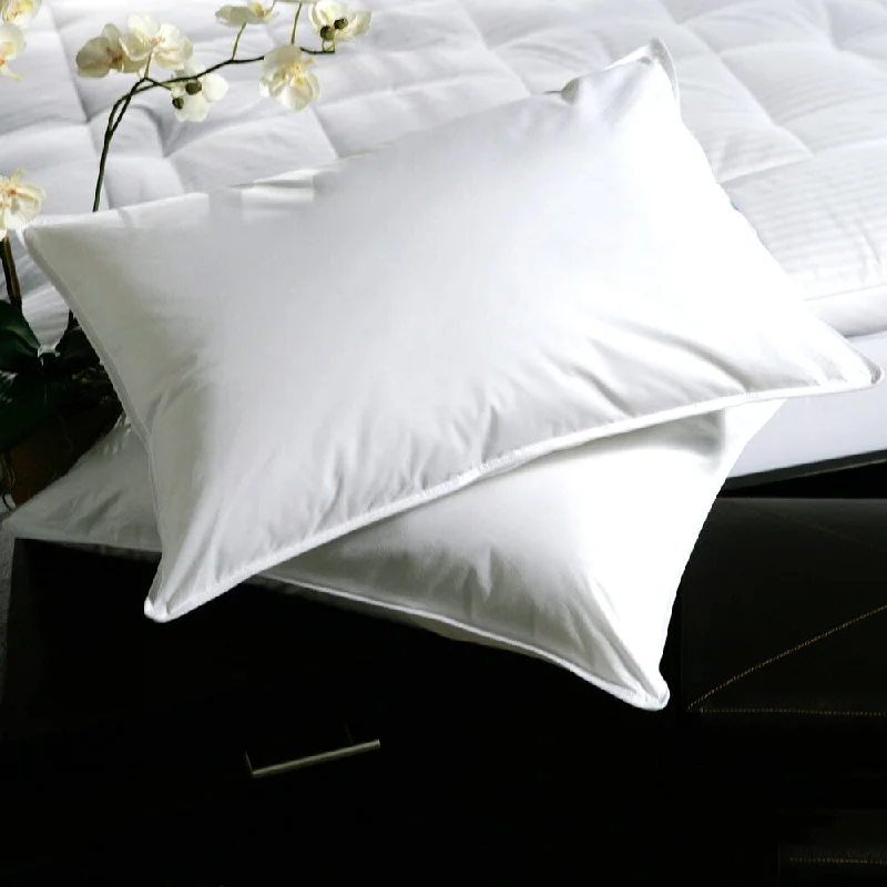 Cooling Pillows for Hot SleepersWhite Plush-top Medium-Density Goose Feather Pillows (Set of 2) Cooling Pillows for Hot SleepersWhite Plush-top Medium-Density Goose Feather Pillows (Set of 2)