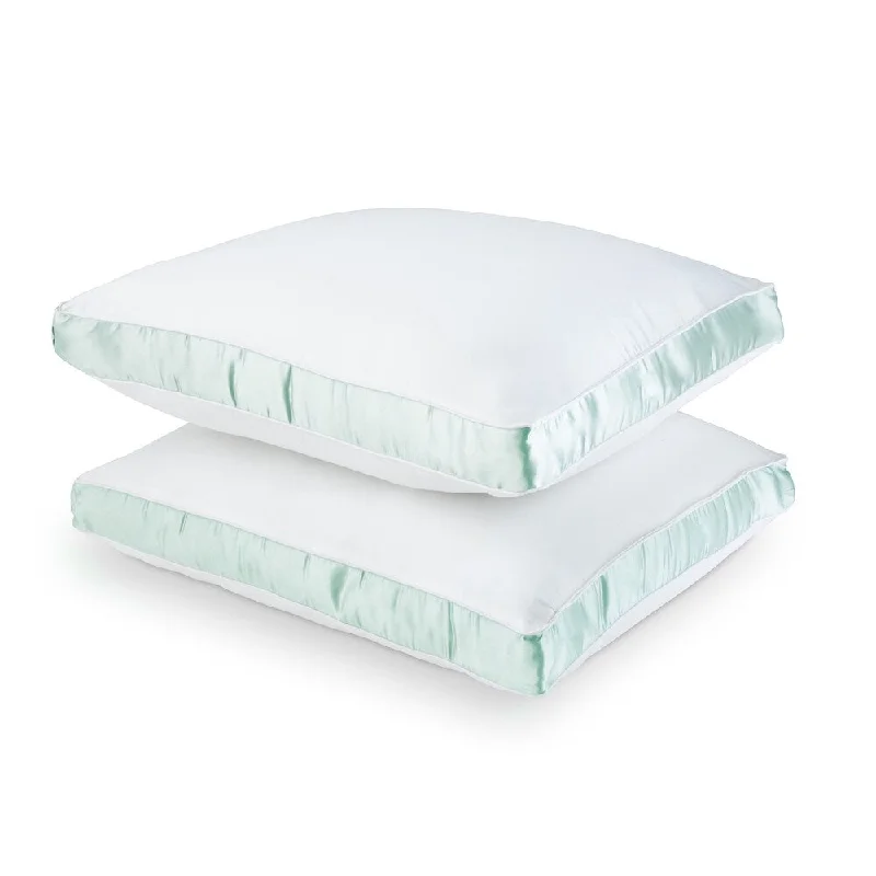 Decorative Pillows for Living Room MakeoverDOWNLITE Cotton Sateen 300 TC Medium Density Pillows (Set of 2) - White Decorative Pillows for Living Room MakeoverDOWNLITE Cotton Sateen 300 TC Medium Density Pillows (Set of 2) - White