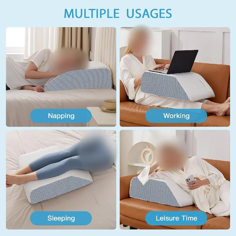 Firm Pillows for Side SleepersOnetan, Leg Elevation Pillow, Blood Circulation, Leg Swelling Relief and Sciatica Pain Relief, Removable Cover, 21-Inch , White Firm Pillows for Side SleepersOnetan, Leg Elevation Pillow, Blood Circulation, Leg Swelling Relief and Sciatica Pain Relief, Removable Cover, 21-Inch , White