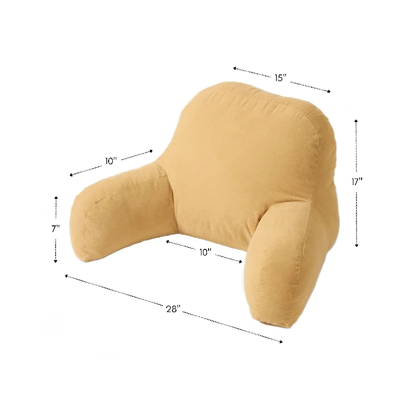 Hypoallergenic Pillows for Allergy SufferersHyatt Cream Junior Microfiber Bed Rest Pillow
