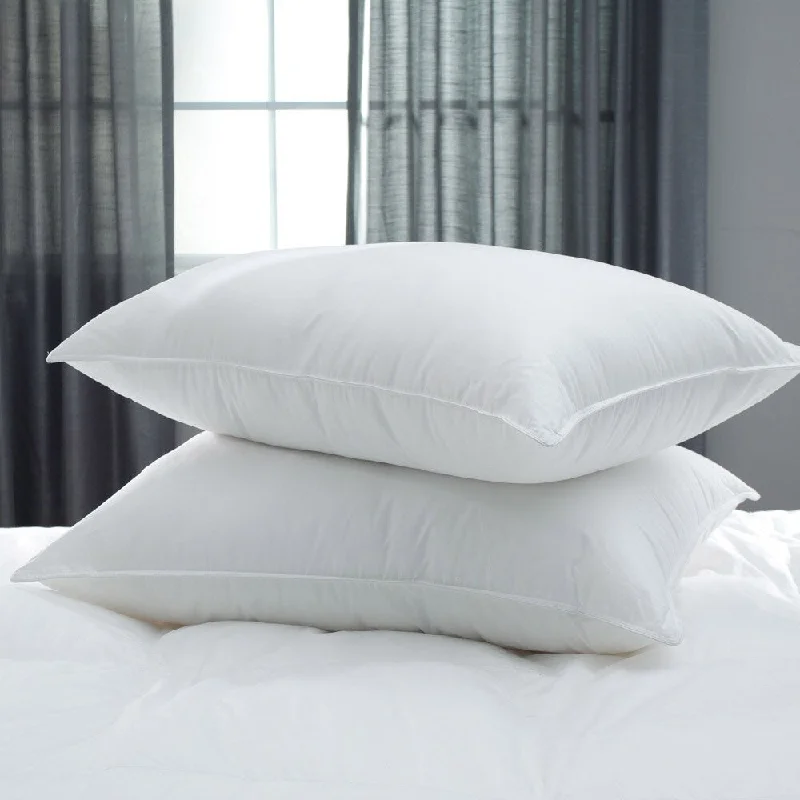 Bolster Pillows for Sofa DecorationHypoallergenic Microfiber Bed Pillow (Set of 2) - White Bolster Pillows for Sofa DecorationHypoallergenic Microfiber Bed Pillow (Set of 2) - White