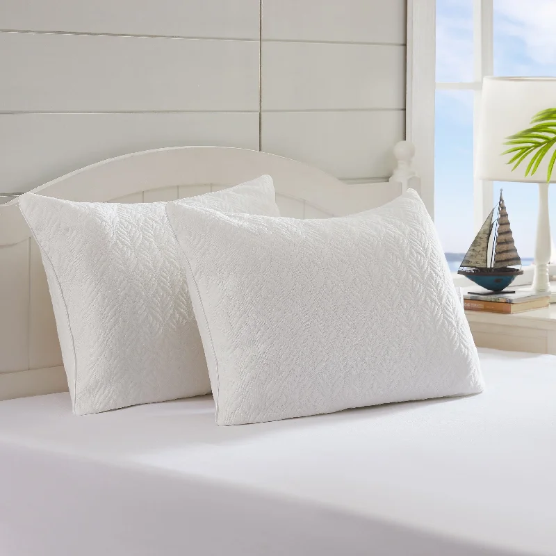 Feather Pillows for a Luxurious SleepAvocado Twin Pack Of Medium Pillows for Back & Side Sleepers by Tommy Bahama® Feather Pillows for a Luxurious SleepAvocado Twin Pack Of Medium Pillows for Back & Side Sleepers by Tommy Bahama®