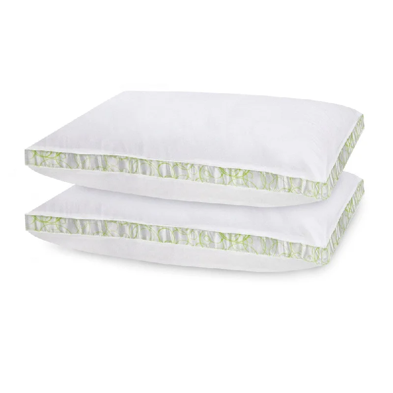 Adjustable Pillows for Customized ComfortSwissLux Gusseted Density Pillows (Set of 2) Adjustable Pillows for Customized ComfortSwissLux Gusseted Density Pillows (Set of 2)