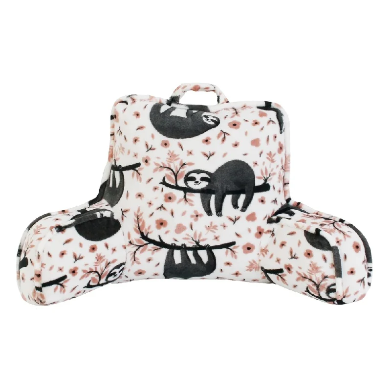 Square Pillows for Modern Home Decor24x20" Seth Sloth Fleece Bed Rest