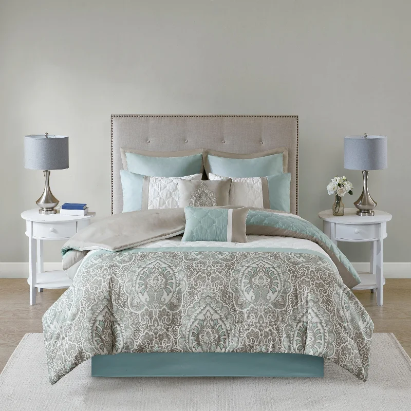 Bamboo - fiber - filled comforters with antibacterial and breathable qualities510 Design Josefina 8 Piece Comforter Set Bamboo - fiber - filled comforters with antibacterial and breathable qualities510 Design Josefina 8 Piece Comforter Set