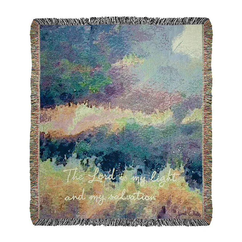 Wool blankets with natural warmth and insulationUSA-Made Lord is My Light Cotton Tapestry Throw Wool blankets with natural warmth and insulationUSA-Made Lord is My Light Cotton Tapestry Throw