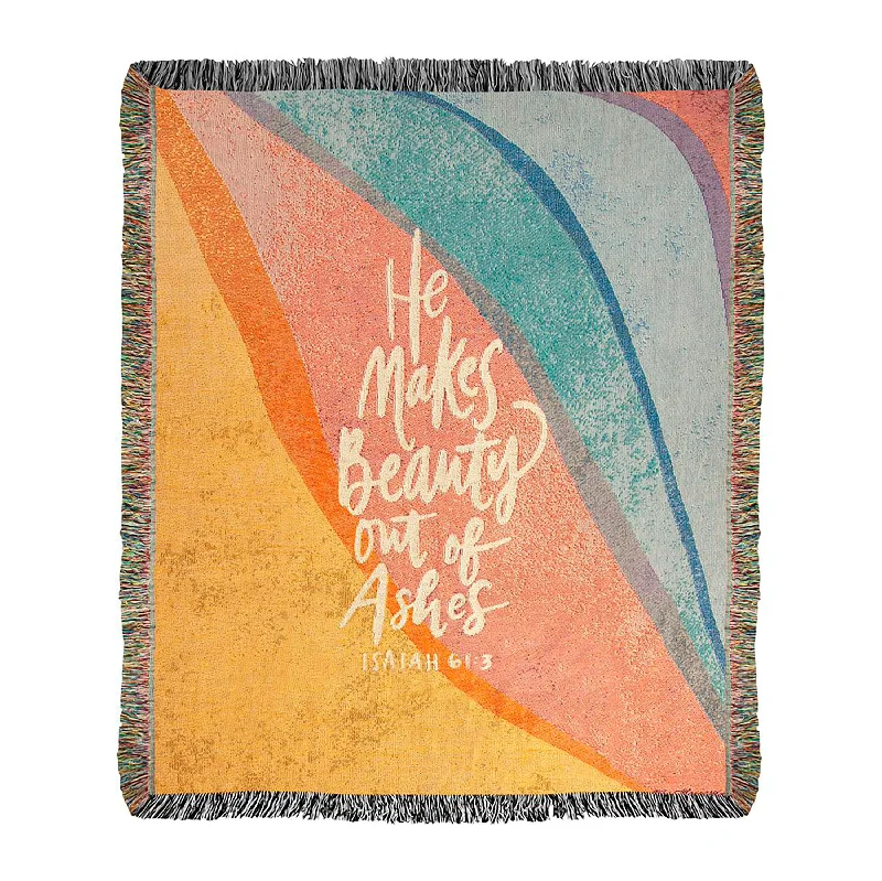 Bamboo fiber blankets with natural antibacterial propertiesUSA-Made He Makes Beauty Cotton Tapestry Throw Bamboo fiber blankets with natural antibacterial propertiesUSA-Made He Makes Beauty Cotton Tapestry Throw