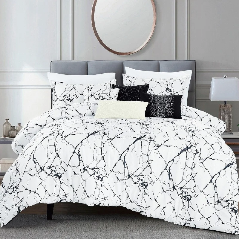 Queen - size comforters for standard queen - sized mattresses7Pcs Marbel Print Comforter Set Queen - size comforters for standard queen - sized mattresses7Pcs Marbel Print Comforter Set