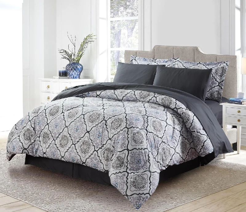 Bamboo - fiber - filled comforters with antibacterial and breathable qualities8 Pc Down Alternative Comforter Set Bamboo - fiber - filled comforters with antibacterial and breathable qualities8 Pc Down Alternative Comforter Set