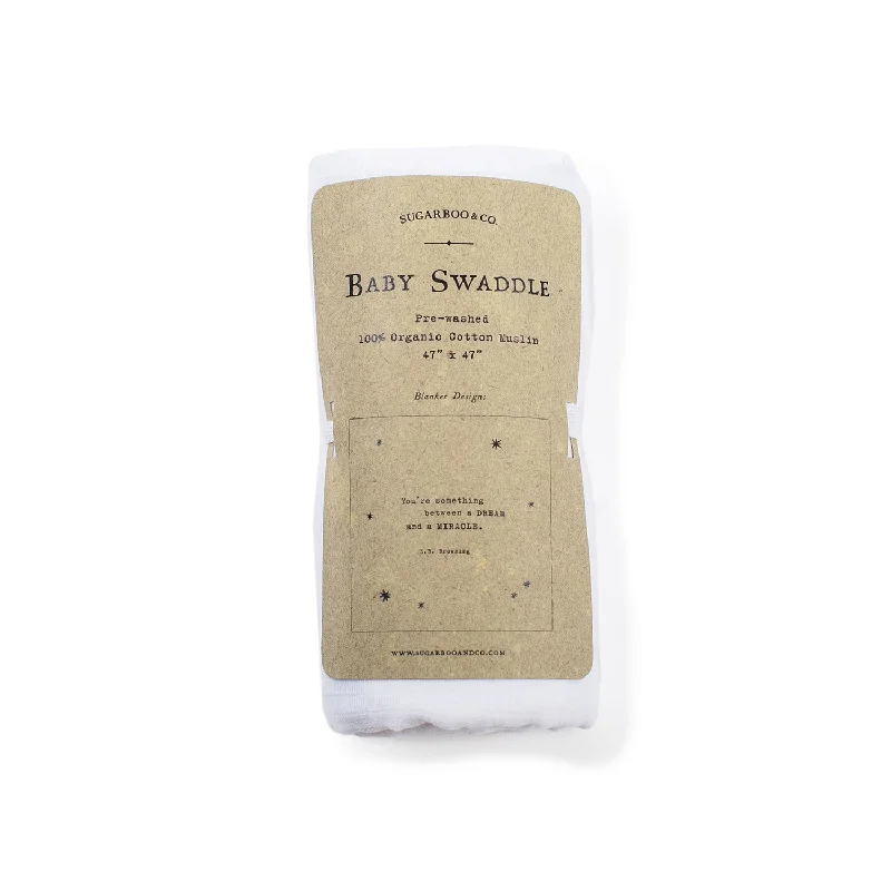 Recycled polyester blankets for an eco - conscious optionA Dream And A Miracle (E.B. Browning) Swaddle Blanket 47"x47" Recycled polyester blankets for an eco - conscious optionA Dream And A Miracle (E.B. Browning) Swaddle Blanket 47"x47"