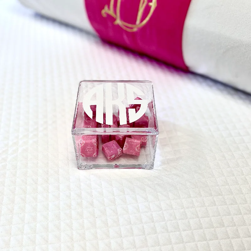 Bed skirts for beds with a round frameAcrylic Square Box