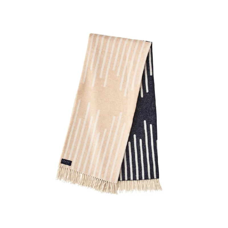 Rayon from bamboo blankets for a silky and breathable feelAlba Plaid Throw in Blue / Camel Rayon from bamboo blankets for a silky and breathable feelAlba Plaid Throw in Blue / Camel