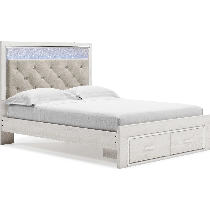 Hybrid mattresses combining foam and innerspring technologyAltyra Storage Bed - White Hybrid mattresses combining foam and innerspring technologyAltyra Storage Bed - White