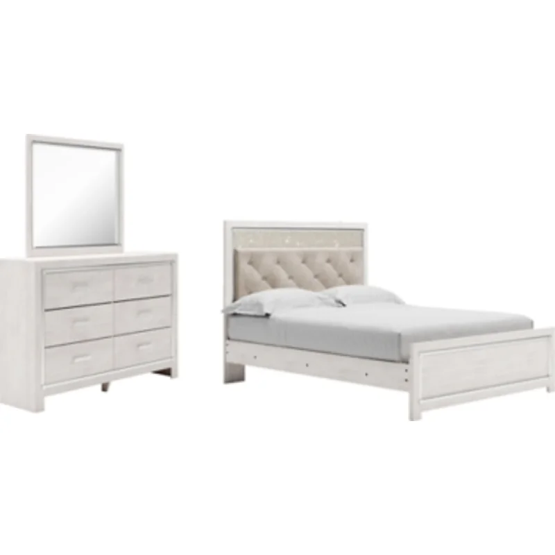 Organic cotton mattresses for a chemical - free sleep surfaceAltyra 5 Piece King Panel Bedroom - White Organic cotton mattresses for a chemical - free sleep surfaceAltyra 5 Piece King Panel Bedroom - White