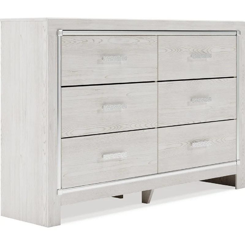 King - size mattresses for spacious master bedroomsAltyra Dresser - White