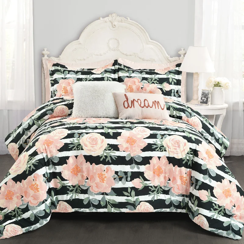 Cotton - filled comforters for a breathable and natural sleep experienceAmara Watercolor Rose 7 Piece Comforter Set Cotton - filled comforters for a breathable and natural sleep experienceAmara Watercolor Rose 7 Piece Comforter Set