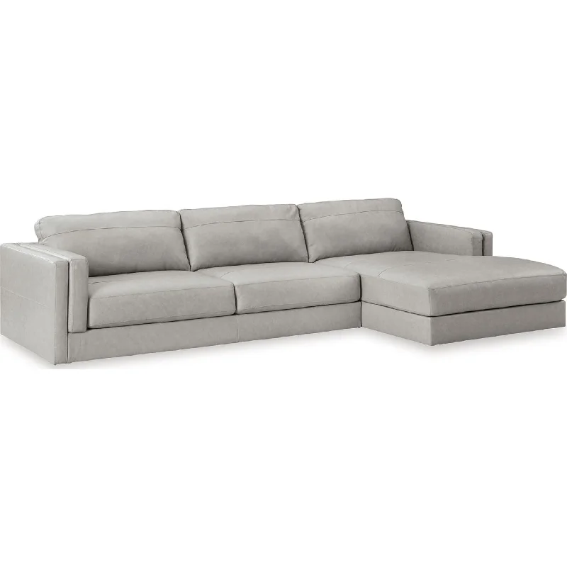 Gel - infused memory foam mattresses for cooler sleepAmiatra 2 Piece Sectional with Chaise Gel - infused memory foam mattresses for cooler sleepAmiatra 2 Piece Sectional with Chaise