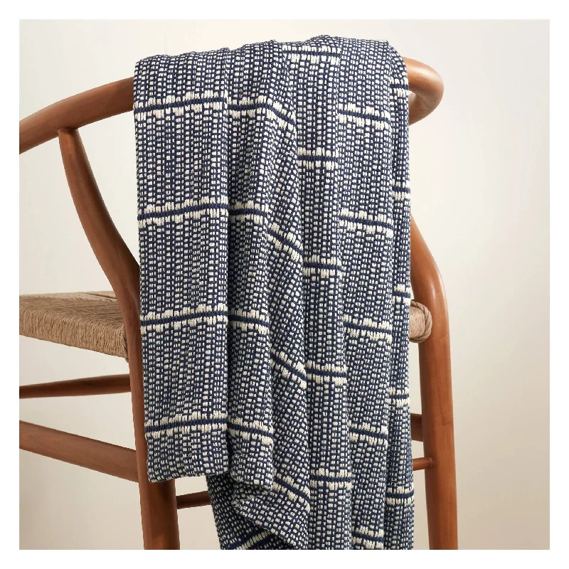 Acrylic blankets for a soft and affordable alternativeArcher Navy Woven Cotton Throw Acrylic blankets for a soft and affordable alternativeArcher Navy Woven Cotton Throw