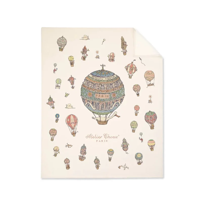 Acrylic blankets for a soft and affordable alternativeAtelier Choux Cashmere Blanket Hot Air Balloons - 100x80cm Acrylic blankets for a soft and affordable alternativeAtelier Choux Cashmere Blanket Hot Air Balloons - 100x80cm