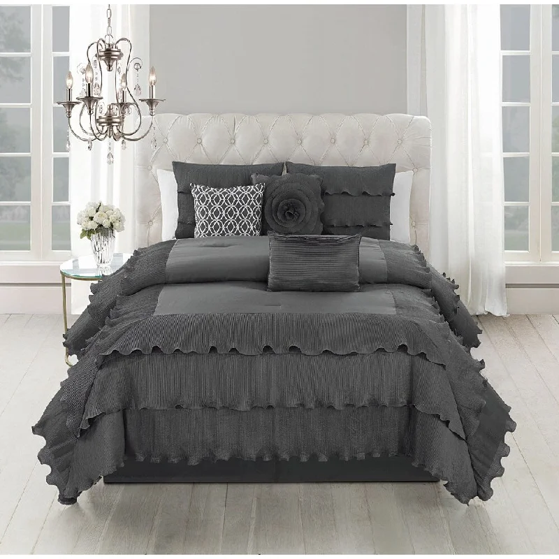 Cotton - filled comforters for a breathable and natural sleep experienceAvondale Manor Saxony 7-piece Comforter Set Cotton - filled comforters for a breathable and natural sleep experienceAvondale Manor Saxony 7-piece Comforter Set