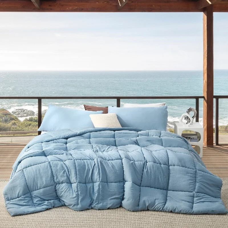 Goose down comforters known for their superior quality and insulationBeachfront Avenue - Coma Inducer® Oversized Cooling Comforter Set - Smoke Blue Goose down comforters known for their superior quality and insulationBeachfront Avenue - Coma Inducer® Oversized Cooling Comforter Set - Smoke Blue