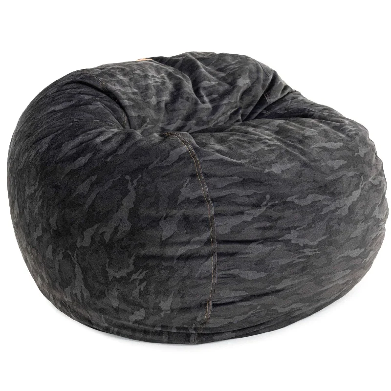 Natural latex and organic cotton blend mattressesBean Bag - King - Black Camo