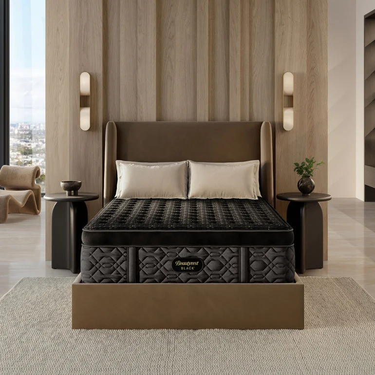 Gel - infused memory foam mattresses for cooler sleepBeautyrest Black Series Four Firm Summit Pillow Top Firm PT Split California King Gel - infused memory foam mattresses for cooler sleepBeautyrest Black Series Four Firm Summit Pillow Top Firm PT Split California King