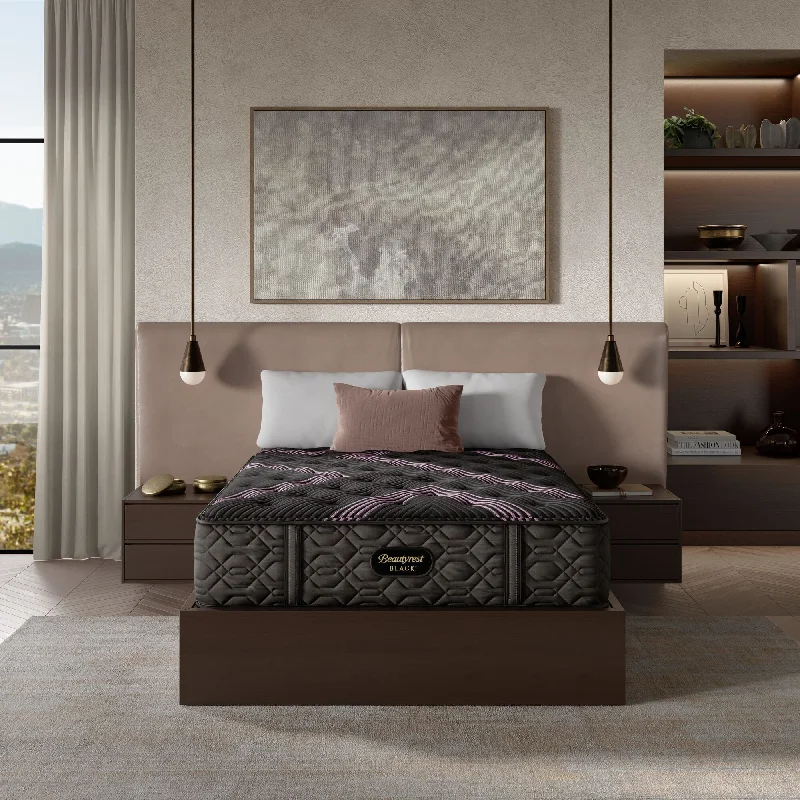 Wool - filled mattresses for natural insulation and moisture - wickingBeautyrest Black® Series Two 15.5" Medium Mattress Wool - filled mattresses for natural insulation and moisture - wickingBeautyrest Black® Series Two 15.5" Medium Mattress