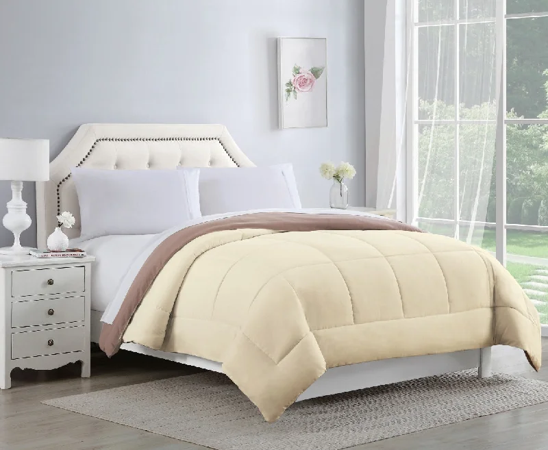 King - size comforters to fit large king - sized beds perfectlyBibb Home 2-Tone Reversible Down Alternative Comforter - 4 Colors King - size comforters to fit large king - sized beds perfectlyBibb Home 2-Tone Reversible Down Alternative Comforter - 4 Colors