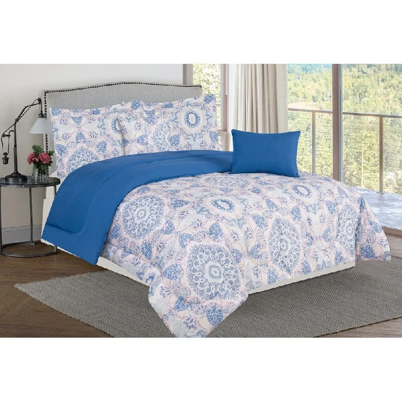 Latex - filled comforters with a bouncy texture and good supportBibb Home 5 Piece Comforter Set Latex - filled comforters with a bouncy texture and good supportBibb Home 5 Piece Comforter Set