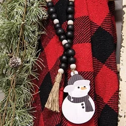 Bed skirts for beds with a non - standard frameBlack & White Bead Garland w/Snowman Bed skirts for beds with a non - standard frameBlack & White Bead Garland w/Snowman