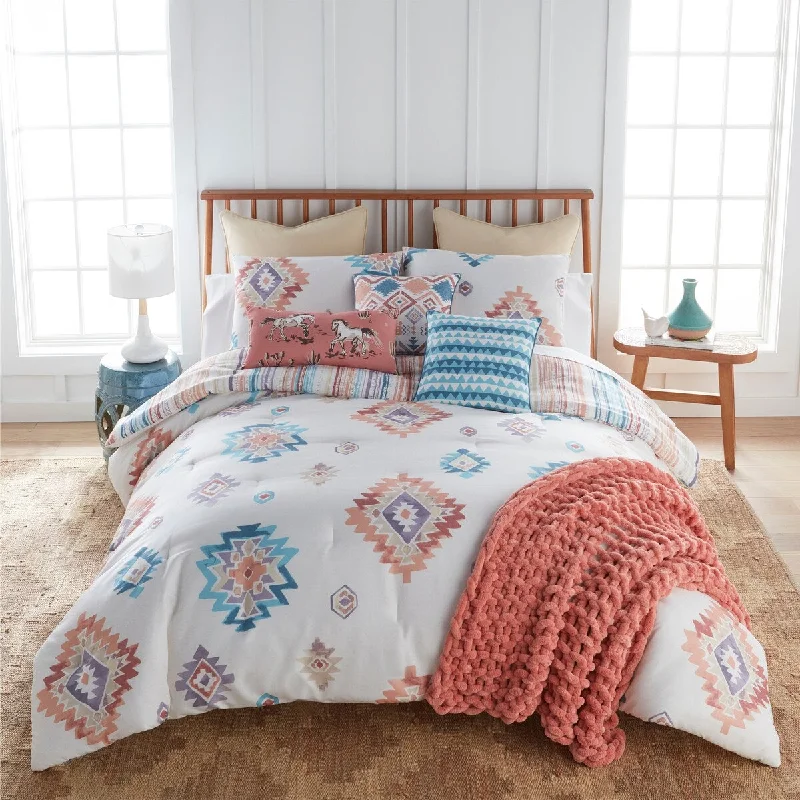 Silk - filled comforters for a luxurious and smooth touchBonita 3PC Comforter Set from Your Lifestyle by Donna Sharp Silk - filled comforters for a luxurious and smooth touchBonita 3PC Comforter Set from Your Lifestyle by Donna Sharp