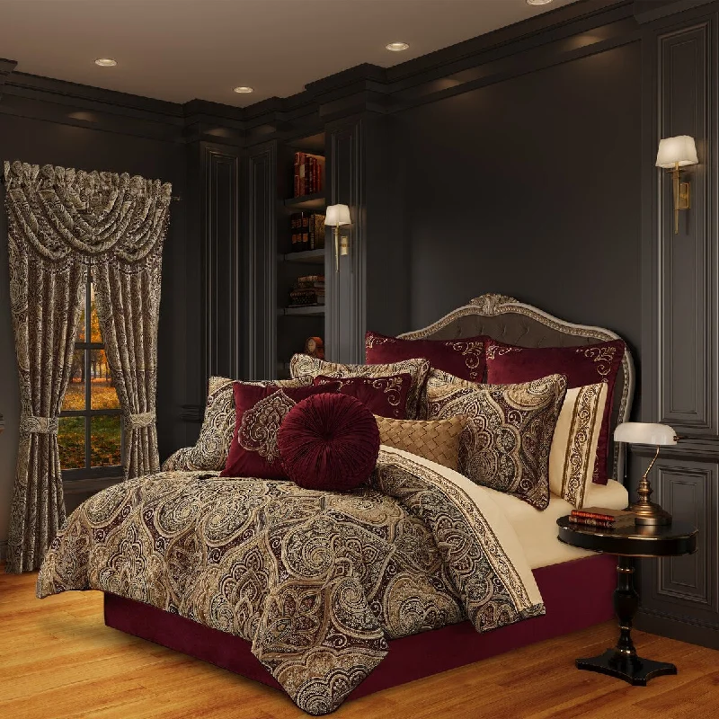 Queen - size comforters for standard queen - sized mattressesBordeaux Comforter Set Queen - size comforters for standard queen - sized mattressesBordeaux Comforter Set