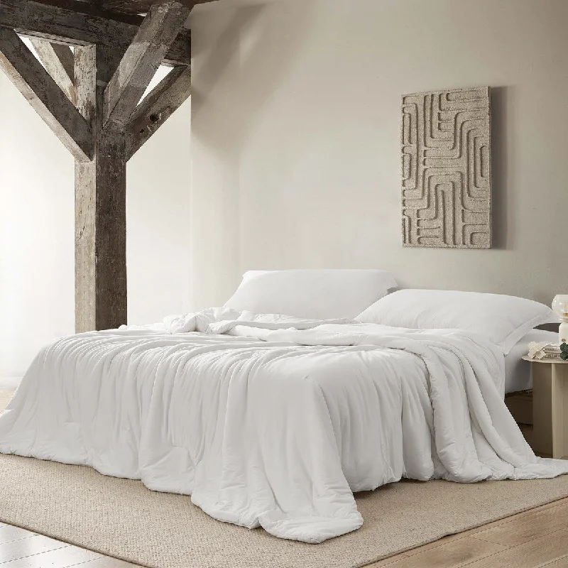 Goose down comforters known for their superior quality and insulationButta Bottom - Coma Inducer® Oversized Comforter Set - White Alyssum Goose down comforters known for their superior quality and insulationButta Bottom - Coma Inducer® Oversized Comforter Set - White Alyssum